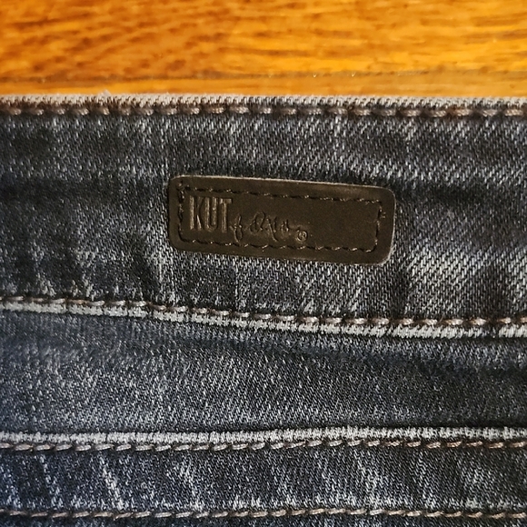 Kut from the Kloth Blue Straight Leg Jeans - Picture 8 of 9